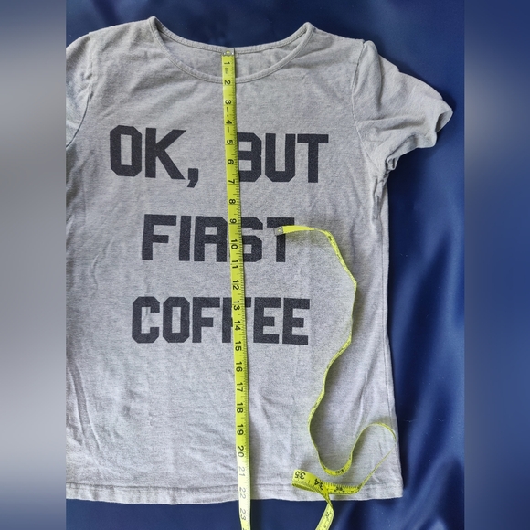 Coffee Slogan T-shirt - Picture 3 of 4